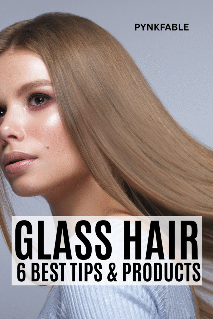 Glass hair tips